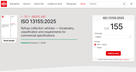 历史性突破 | 必一运动Bsports环境主导！首个由中国企业牵头编制的环卫装备ISO国际标准正式发布！